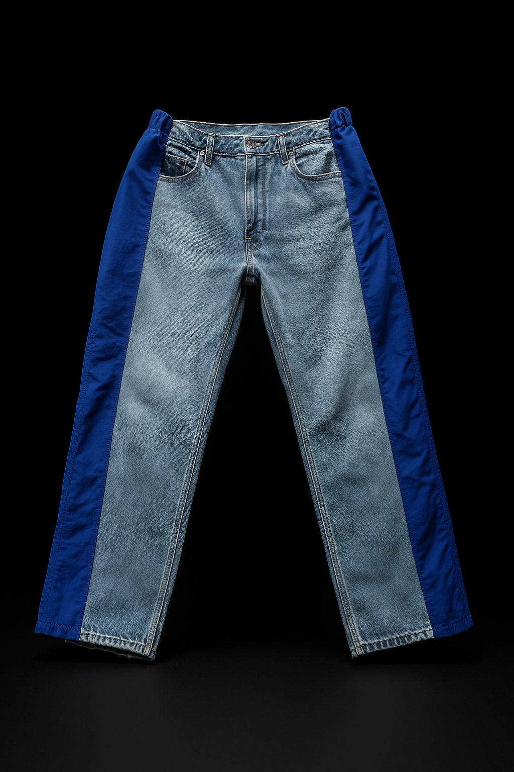 TWO TONE TRACK DENIM